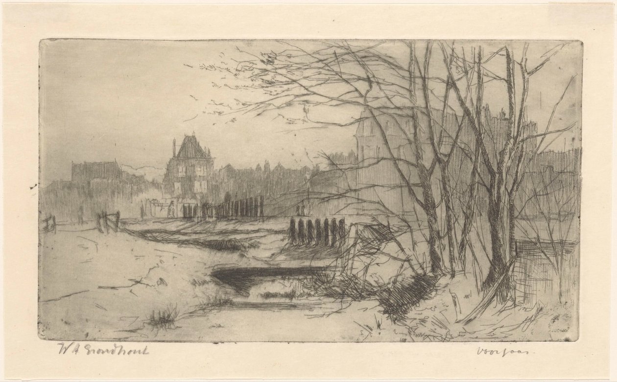 Kevät (alkuperäinen nimi esineessä) tekijältä Willem Adrianus Grondhout (signed by artist)