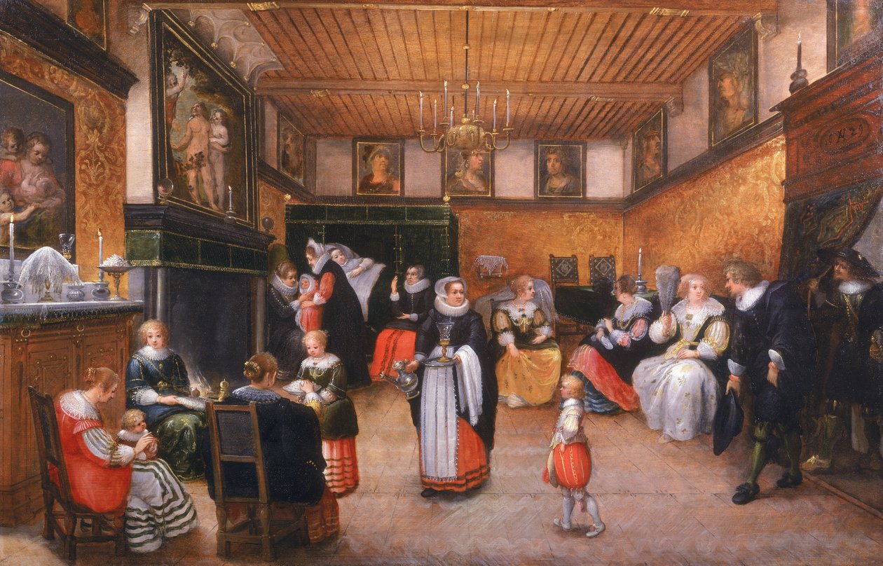 Syntymäpäivä, 1629 tekijältä Willem Anthonissone Anthonis