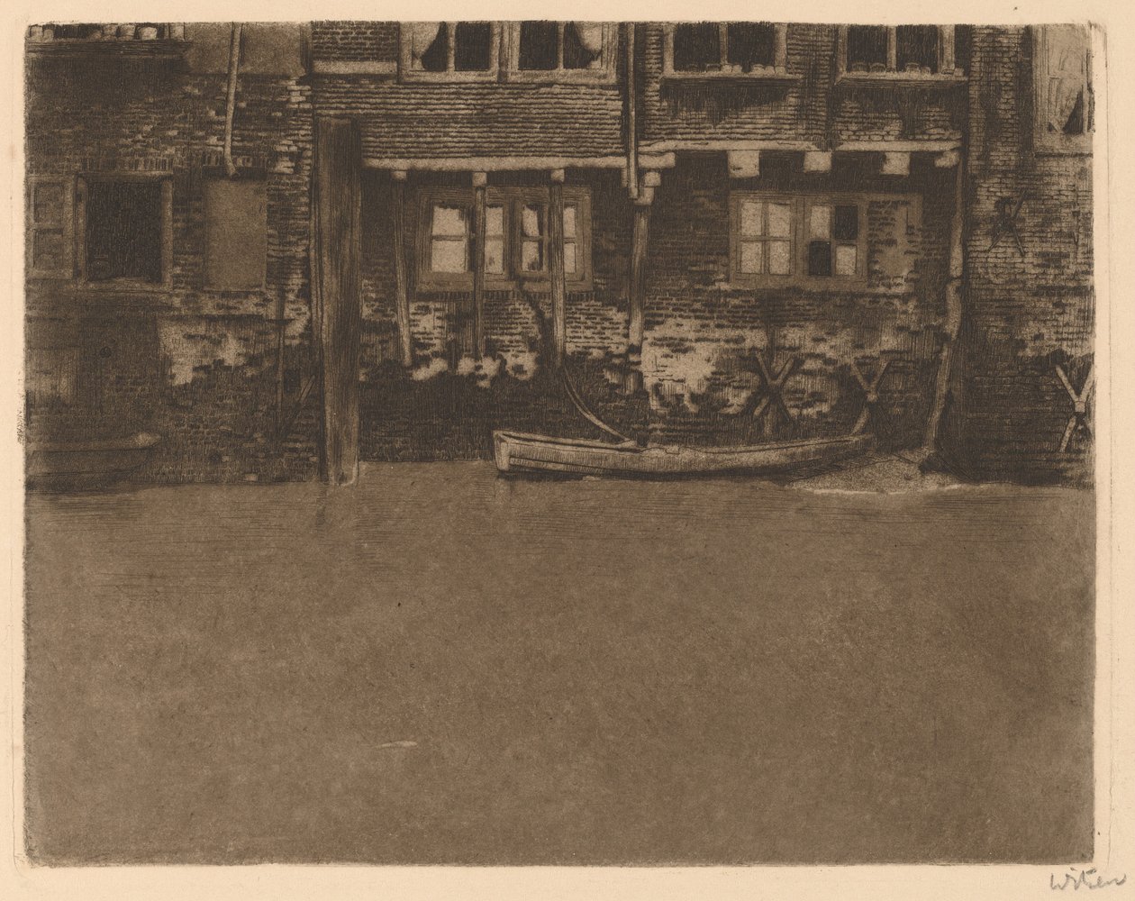 Voorstraatshaven, Dordrechtfinnish tekijältä Willem Arnold Witsen