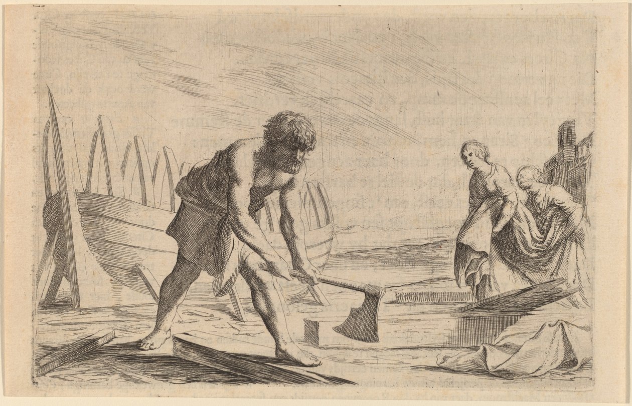 Ulysses jumalatar Calypson saarella tekijältä Willem Basse