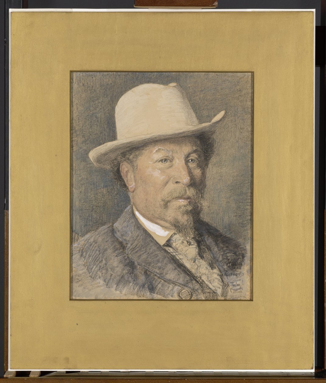 Taidemaalari Gerardus Johannes Roermeesterin (1844-1936) muotokuva tekijältä Willem Bastiaan Tholen
