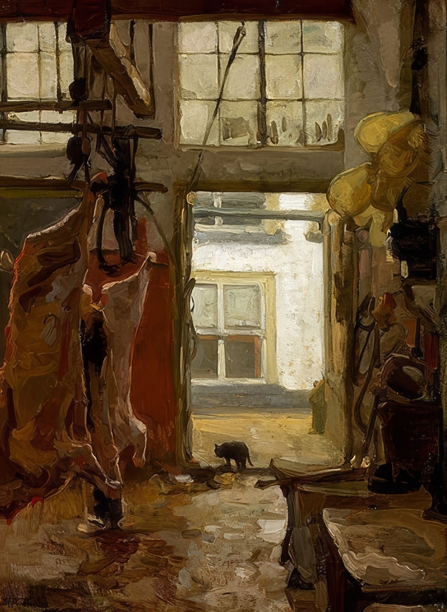 Teurastamo. 1889 tekijältä Willem Bastiaan Tholen