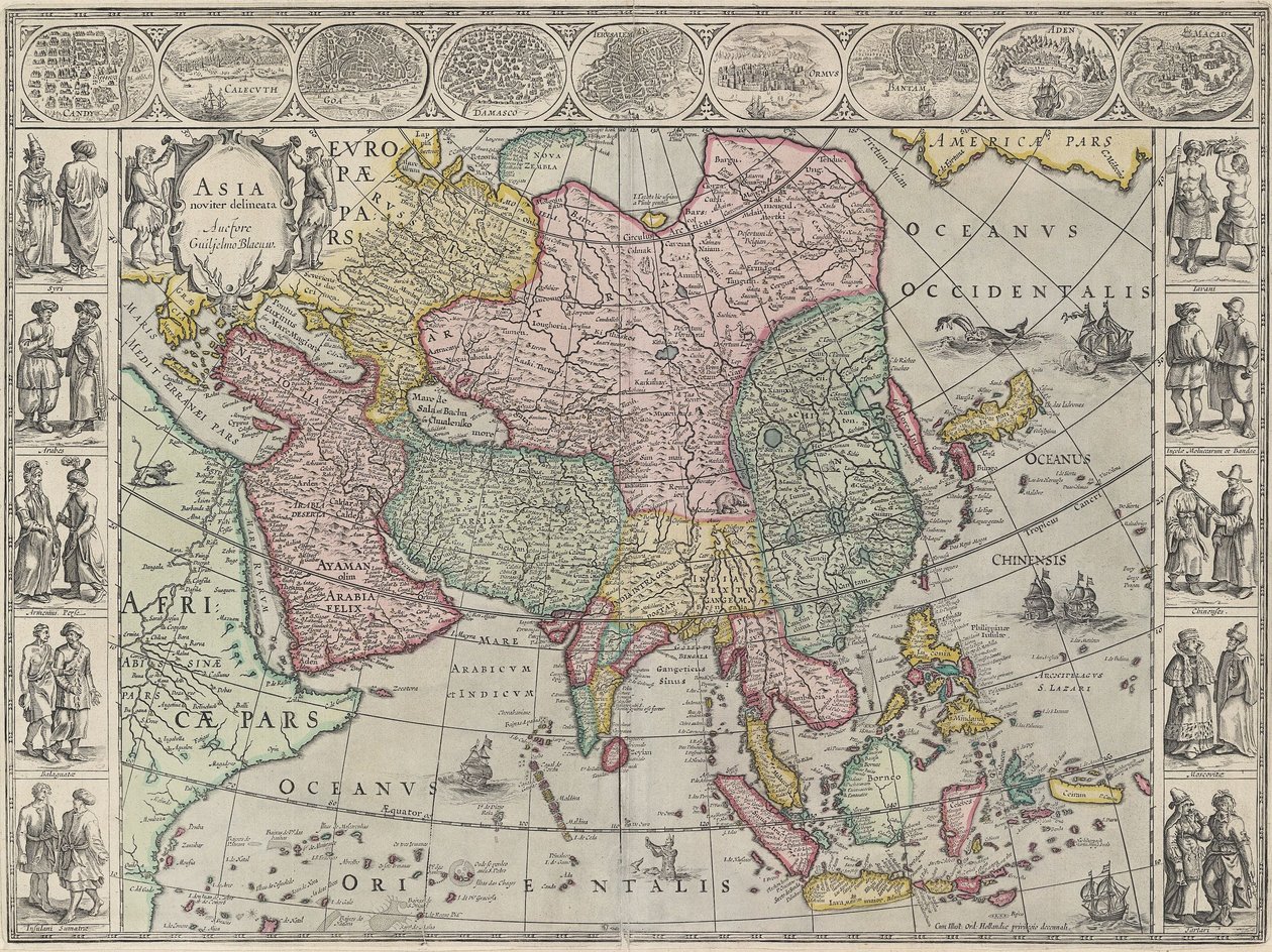010 amsterdam allard asia noviter tekijältä Willem Blaeu
