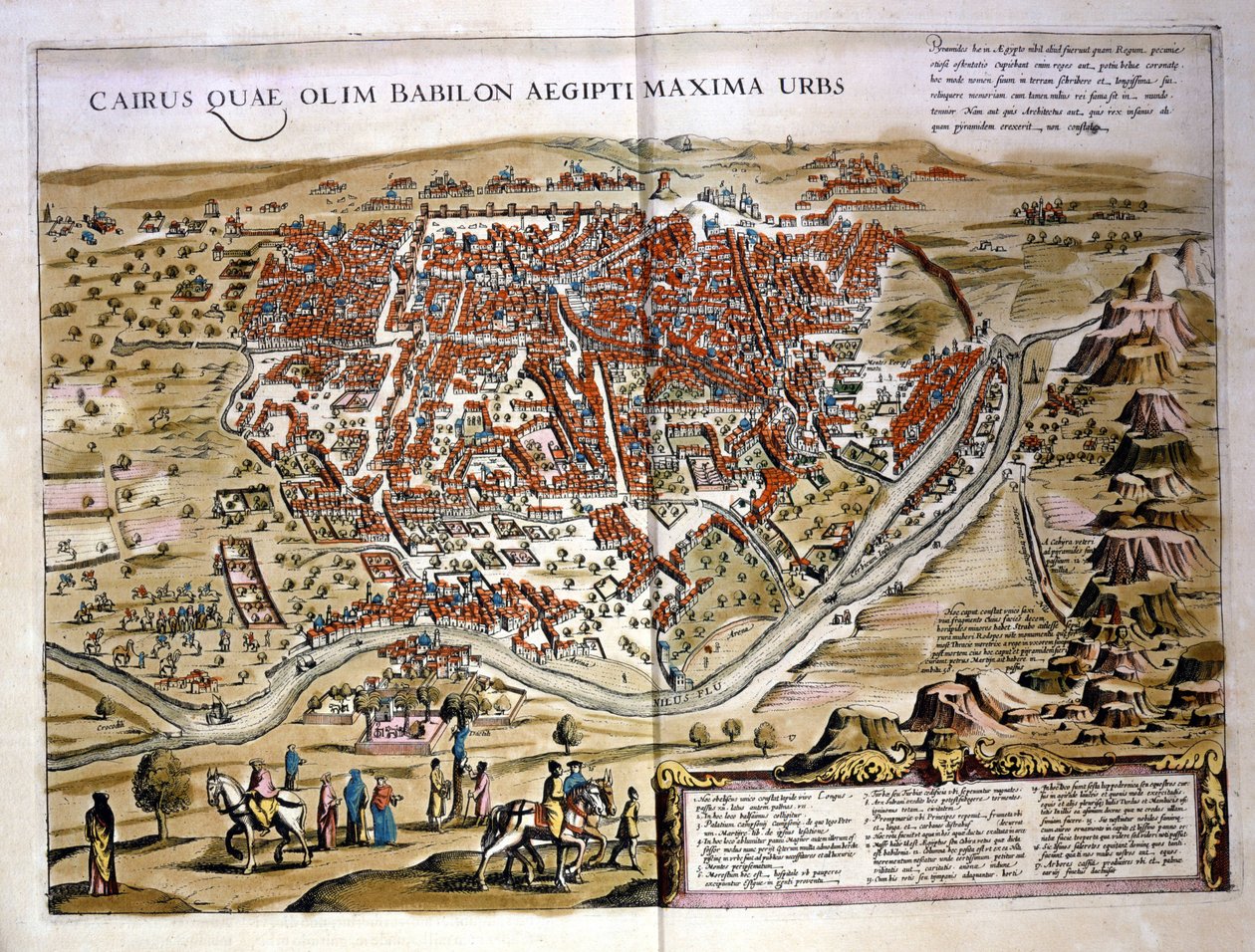 Kairo. Atlas, Wilhelm Blaeu, Amsterdam 1630. tekijältä Willem Blaeu