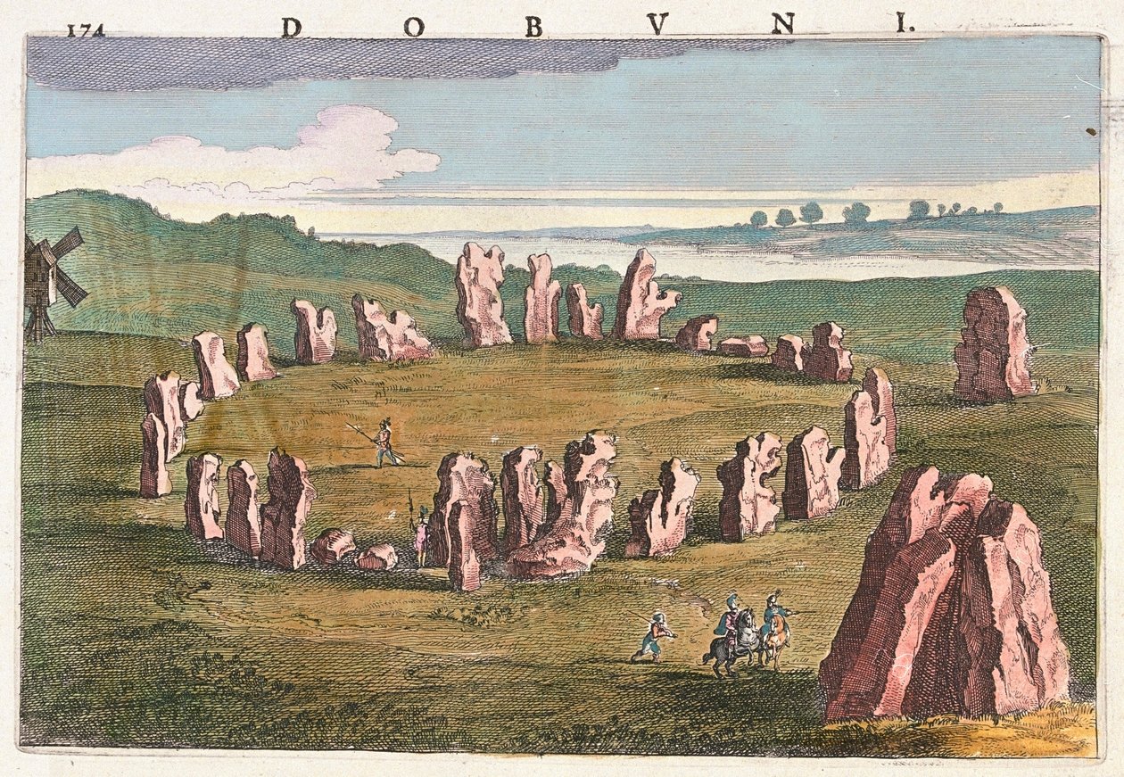 Dobunin kantoni, Alchester, Willem Blaeun teoksessa "Theatrum Orbis Terrarum, sive Atlas Novus", Amsterdam. tekijältä Willem Blaeu