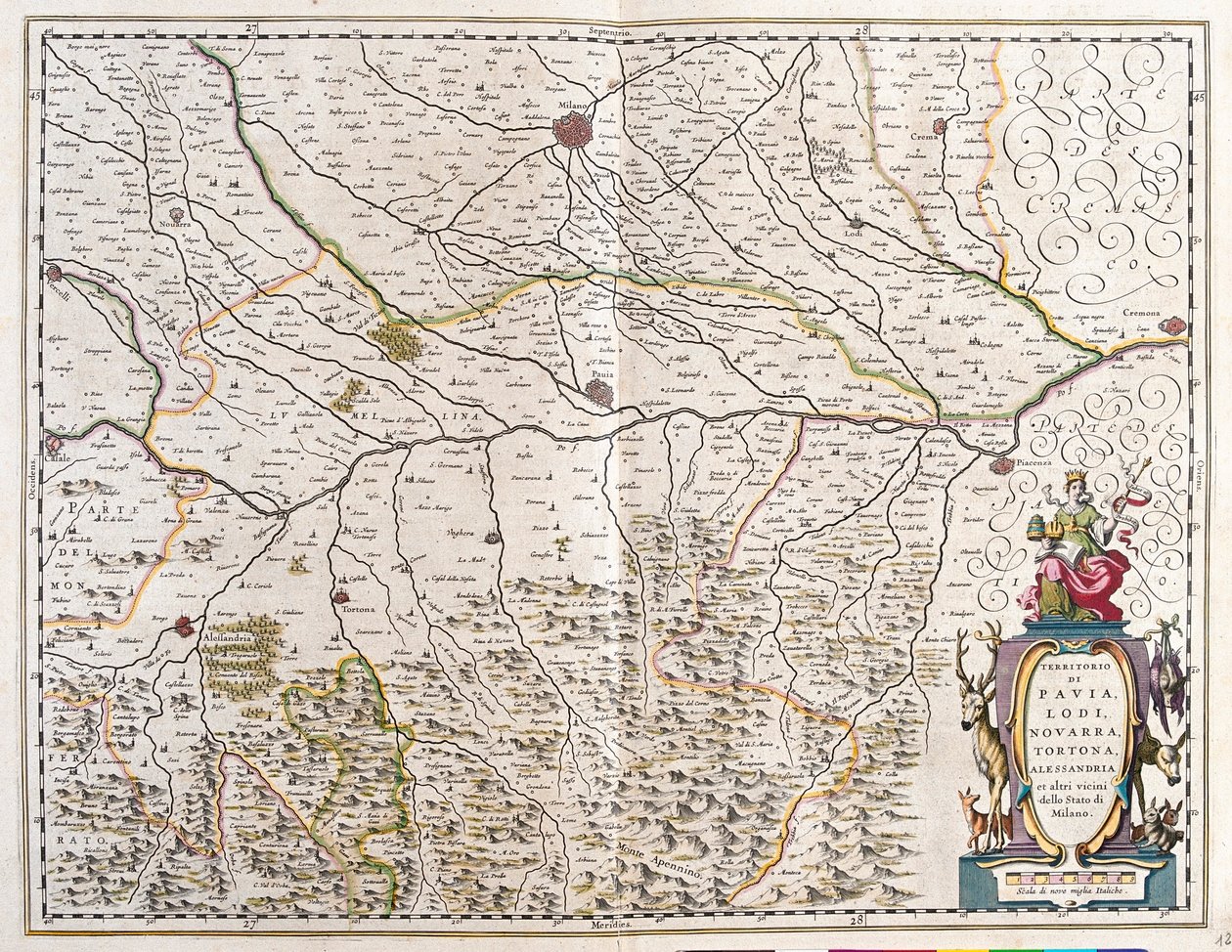 Kaupungit: Willem Blaeu, Amsterdam "Theatrum Orbis Terrarum, sive Atlas Novus". tekijältä Willem Blaeu