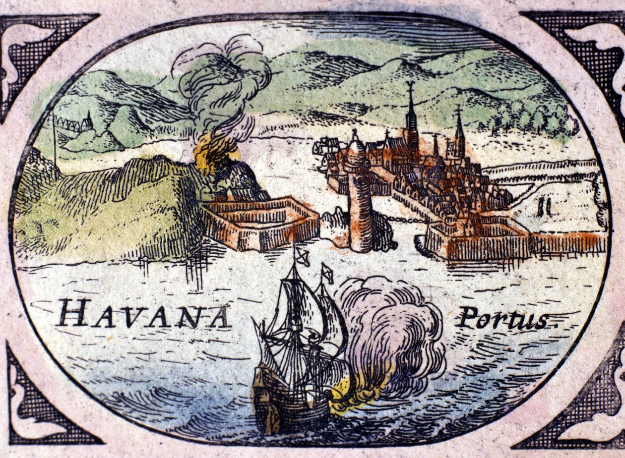 Havanna, joka perustuu William Blaeun Atlakseen tekijältä Willem Blaeu