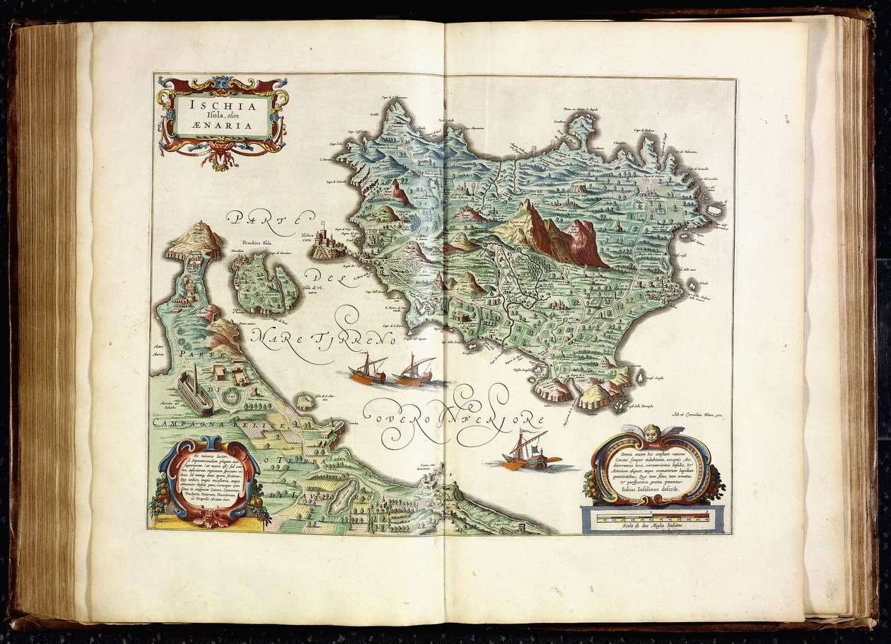 Ischia, 1642 tekijältä Willem Blaeu