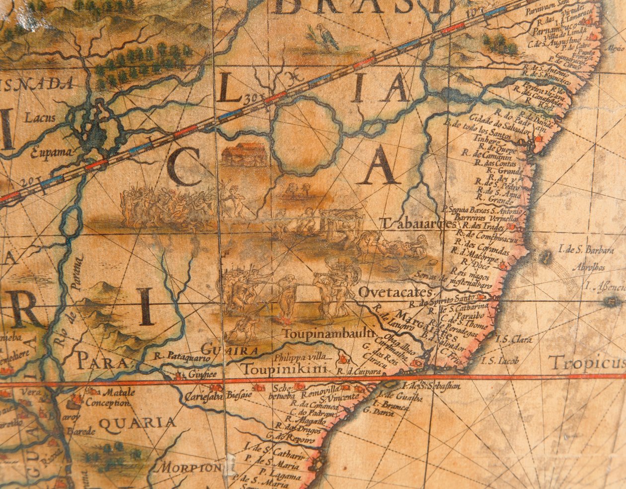 Suuri pari kirjaston maapalloa, maanpäällinen 1645/48, taivaallinen n. 1630 jälkeen tekijältä Willem Blaeu