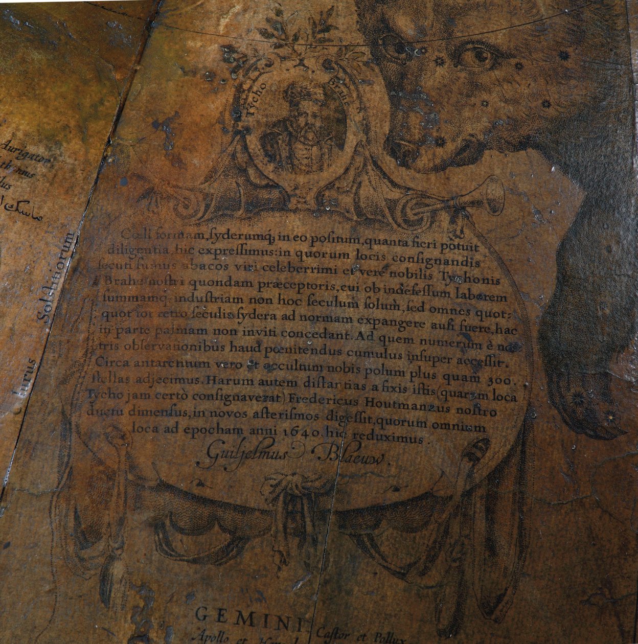 Suuri pari kirjaston maapalloa, maanpäällinen 1645/48, taivaallinen n. 1630 jälkeen tekijältä Willem Blaeu