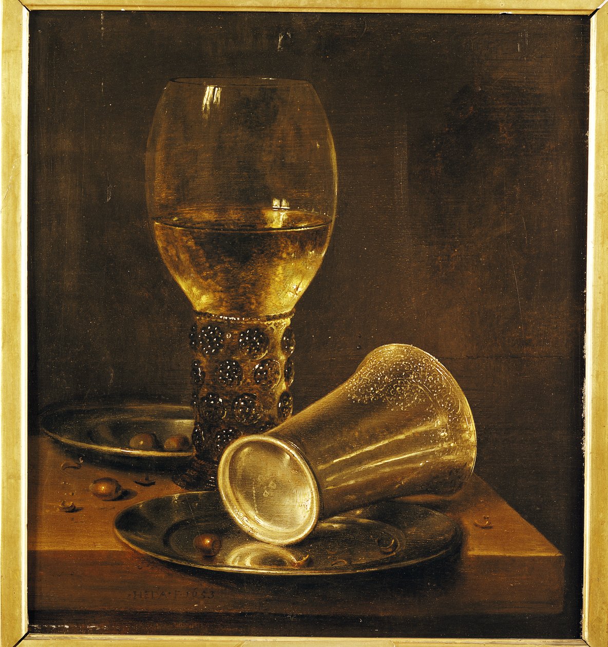 Asetelma pikarin kanssa, 1653 tekijältä Willem Claesz. Heda