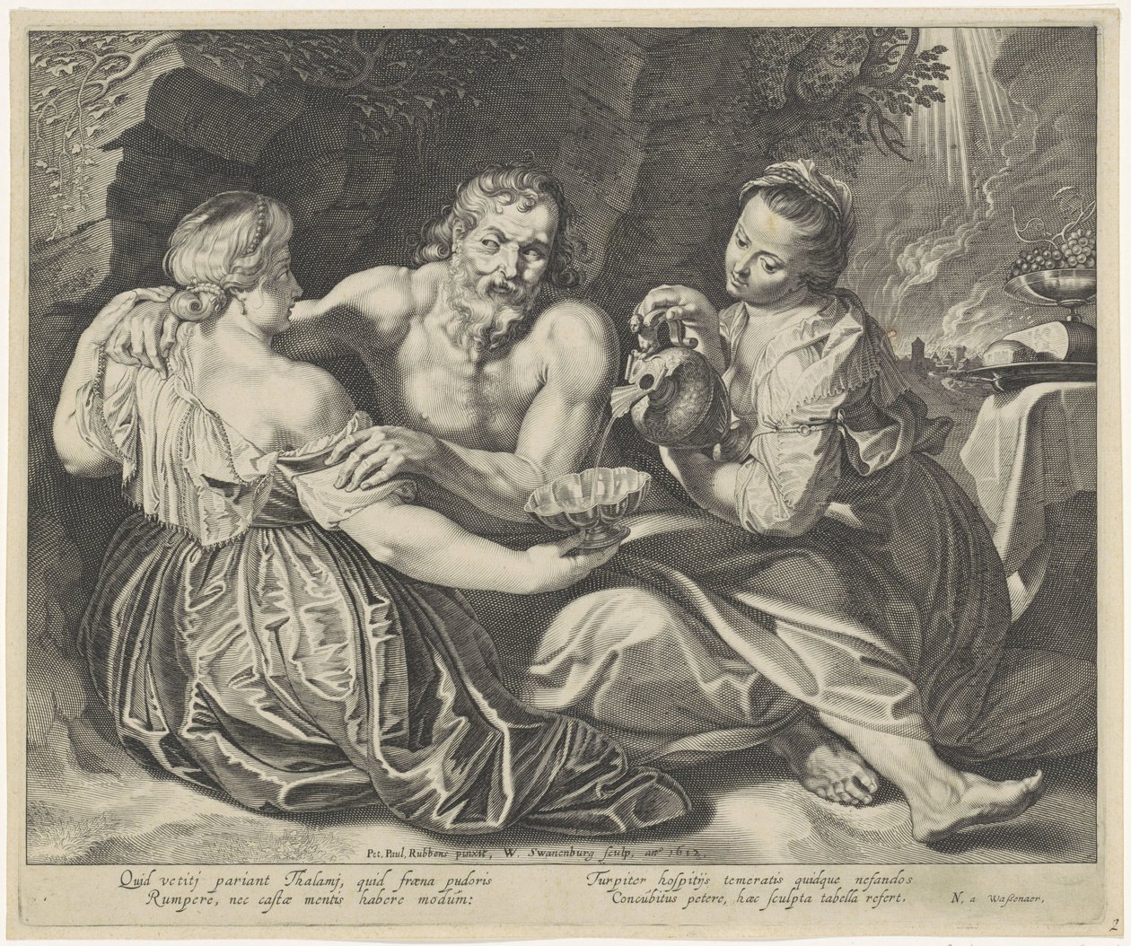 Tyttärensä juonut paljon tekijältä Willem Isaacsz. van Swanenburg