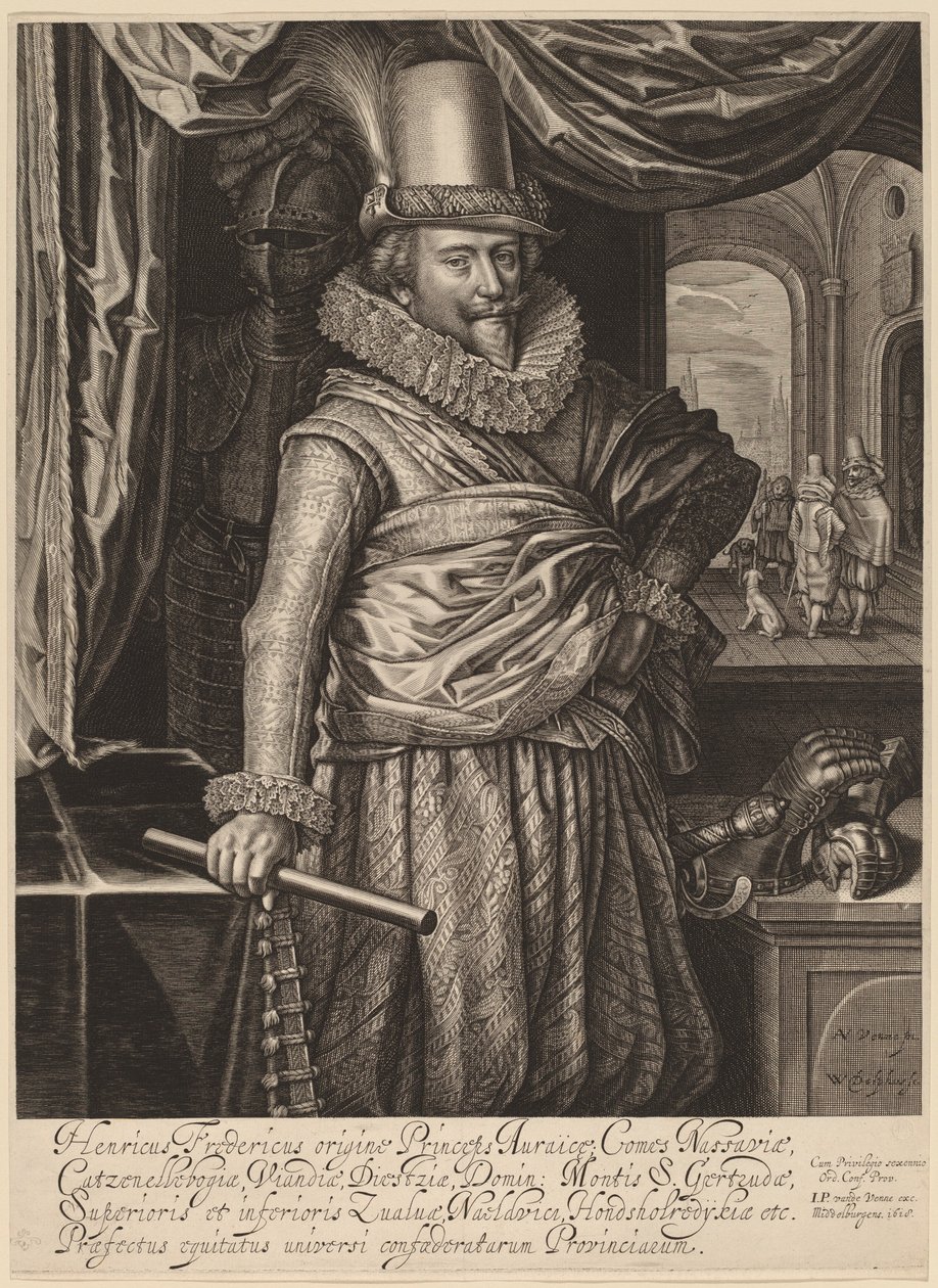 Frederik Hendrik, Nassau-Orangen prinssi tekijältä Willem Jacobsz Delff