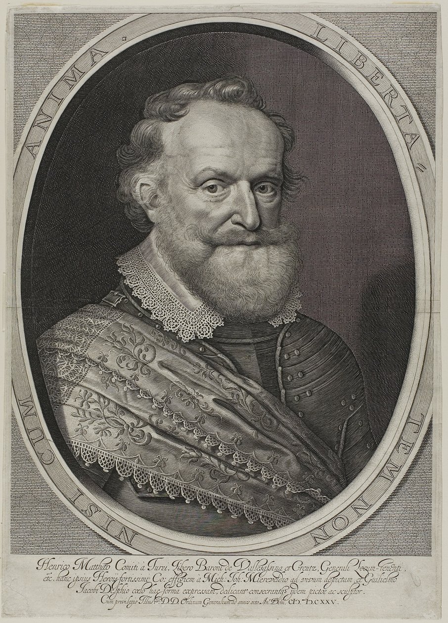 Henry Matthias, Thurnin ja Taxisin kreivi tekijältä Willem Jacobsz. Delff