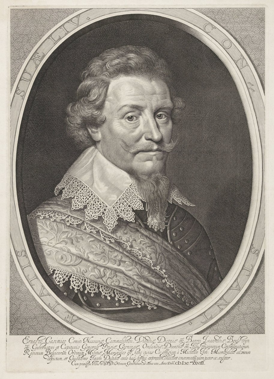 Nassau-Dietzin kreivin Ernst Casimirin muotokuva tekijältä Willem Jacobsz Delff