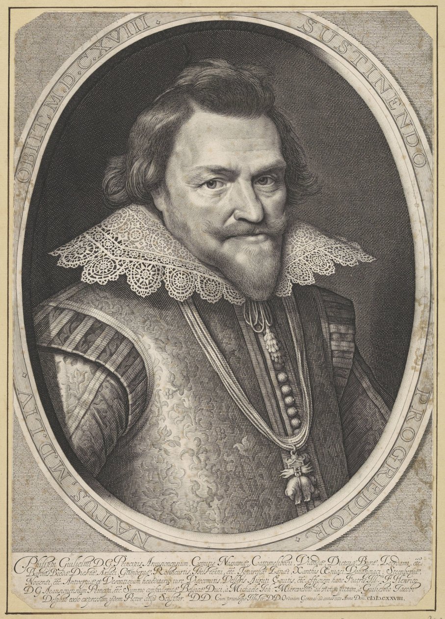 Orangen prinssi Philip Williamin muotokuva tekijältä Willem Jacobsz Delff