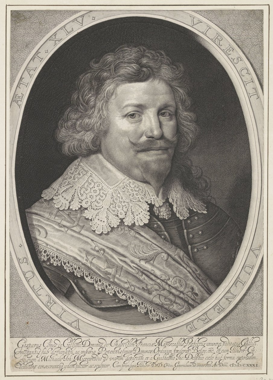 Gaspard de Colignyn muotokuva tekijältä Willem Jacobsz Delff
