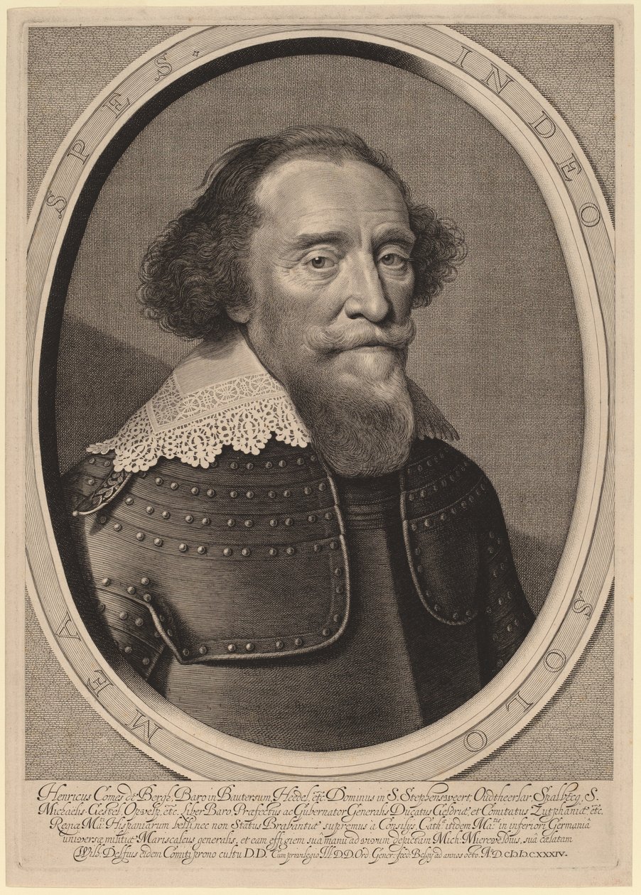 Henry, kreivi de Bergh tekijältä Willem Jacobsz Delff after Michiel van Miereveld