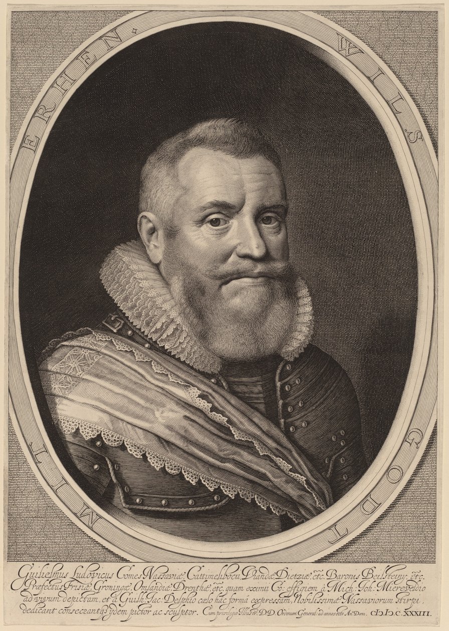William Louis, Nassau-Beilsteinin kreivi tekijältä Willem Jacobsz Delff after Michiel van Miereveld