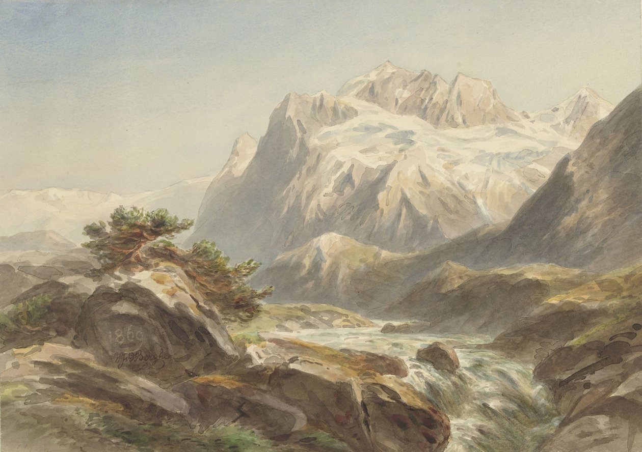 vuoristomaisema tekijältä Willem Jan van den Berghe