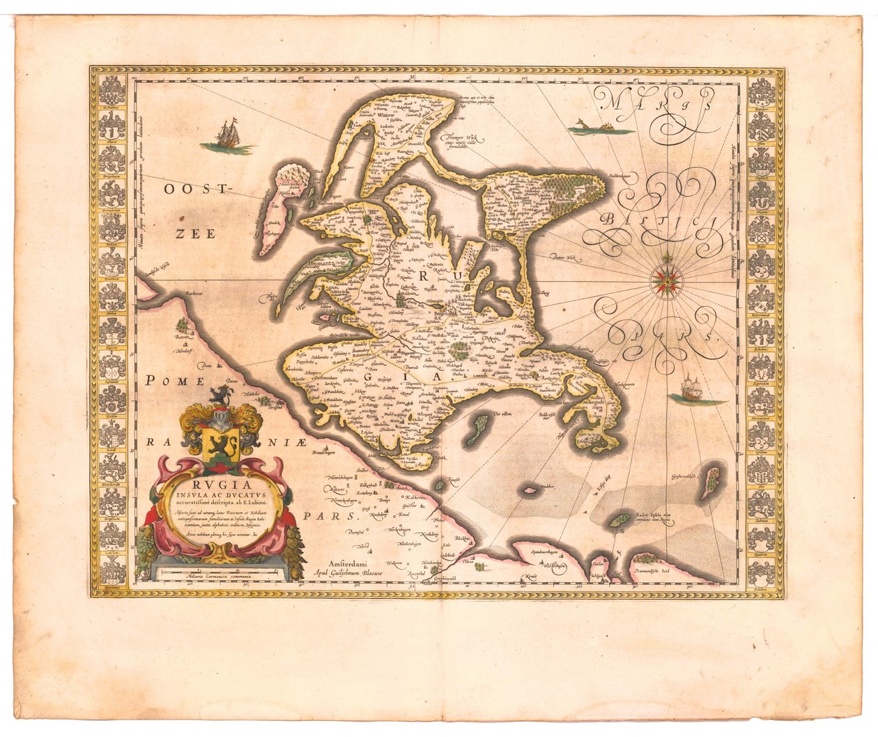 Rügen Teos: Maailman teatteri..., 1645 tekijältä Willem Janszoon Blaeu