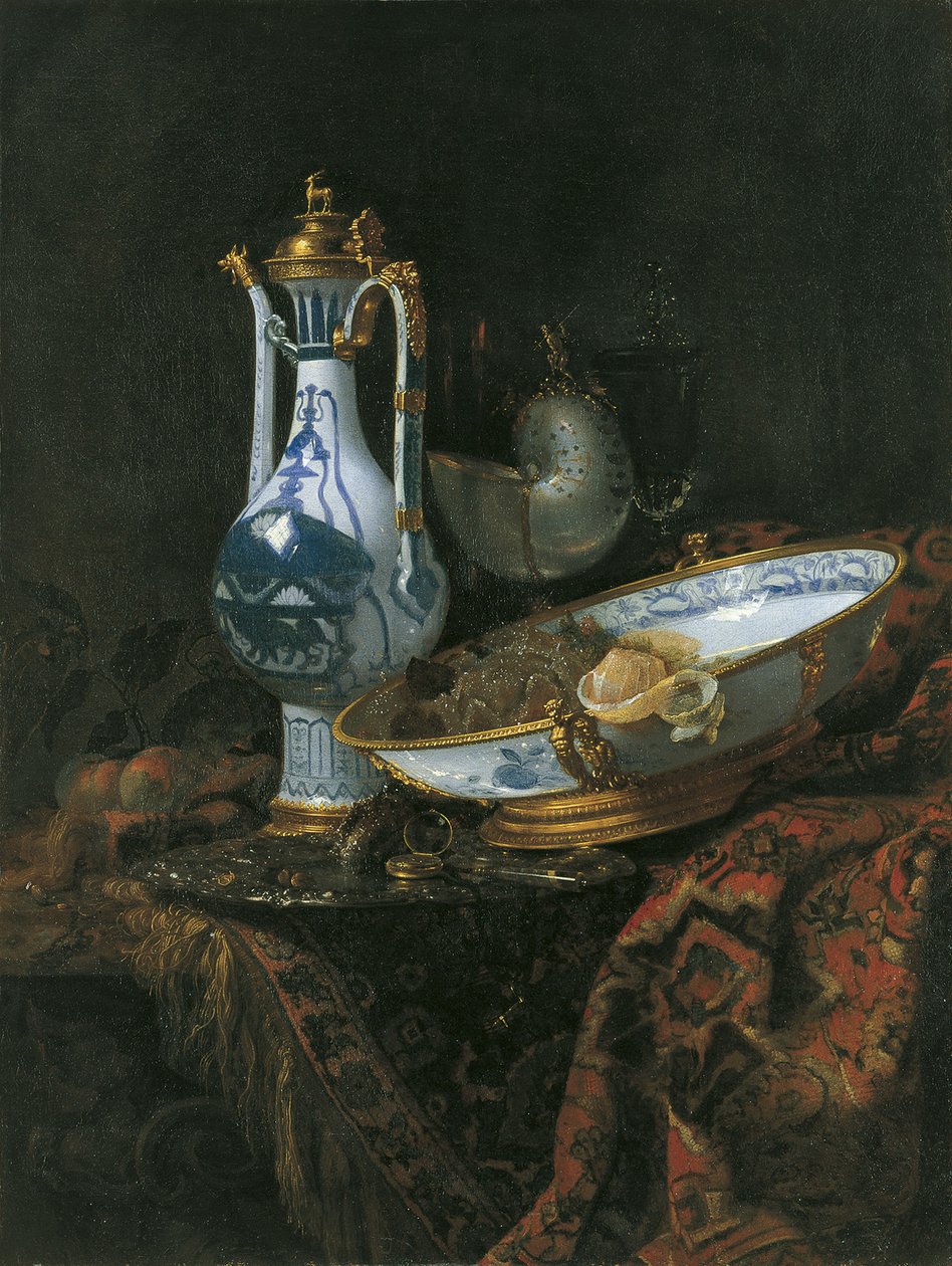 Asetelma Nautilus Cupin kanssa tekijältä Willem Kalf