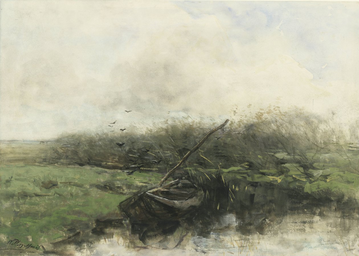 Soutuvene ojassa tekijältä Willem Maris