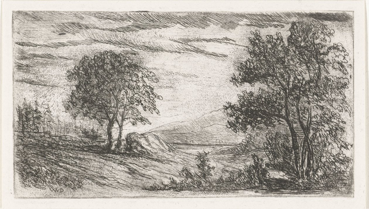 Hill maisema tekijältä Willem Matthias Jan van Dielen