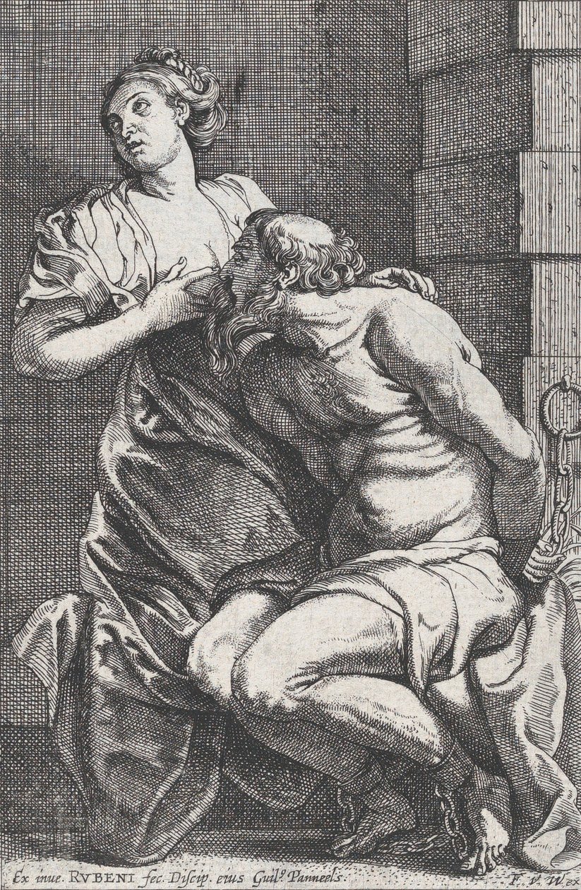 Cimon ja Pero, n. 1631. tekijältä Willem Panneels