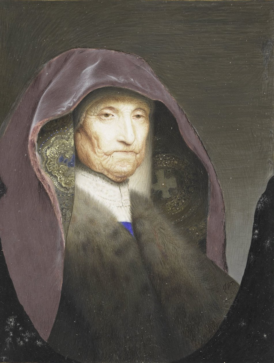 Muotokuva vanhasta naisesta, oletettavasti Rembrandtin äidistä tekijältä Willem Paulet (rejected attribution)