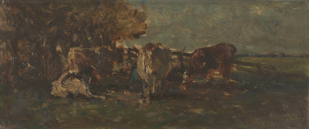 Maidon mutka tekijältä Willem Roelofs (I) (signed by artist)