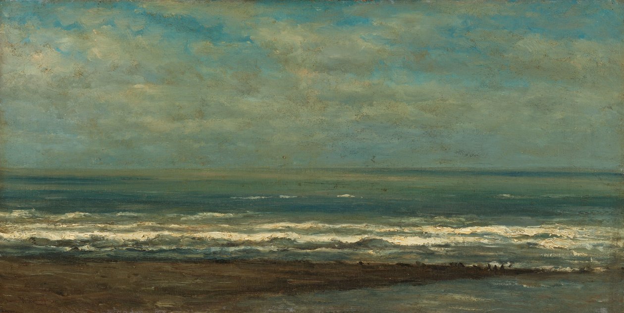 Merimaisema Heijstin lähellä, noin 1868 (öljy kankaalle). tekijältä Willem Roelofs