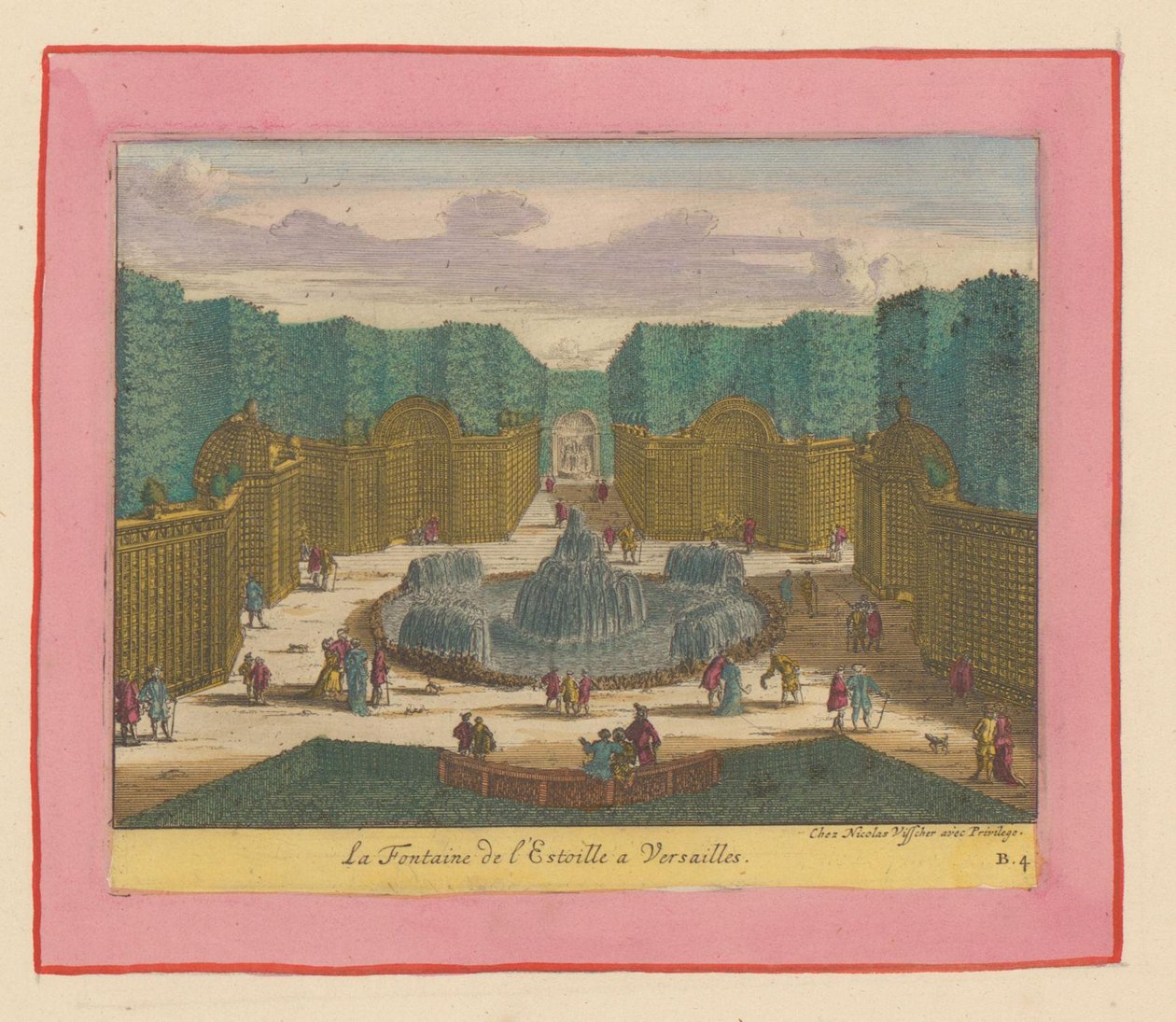 Brunnen im Sternenwald in den Gärten von Versailles tekijältä Willem Swidde