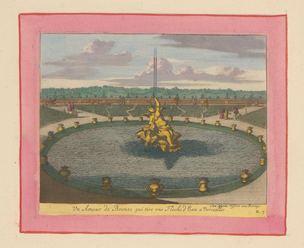 Amorbrunnen in den Gärten von Versailles tekijältä Willem Swidde