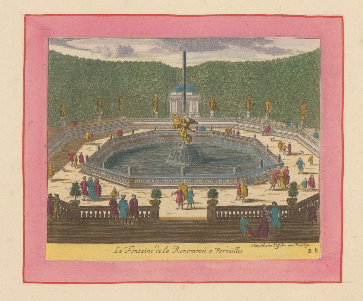 Brunnen des Ruhms in den Gärten von Versailles tekijältä Willem Swidde
