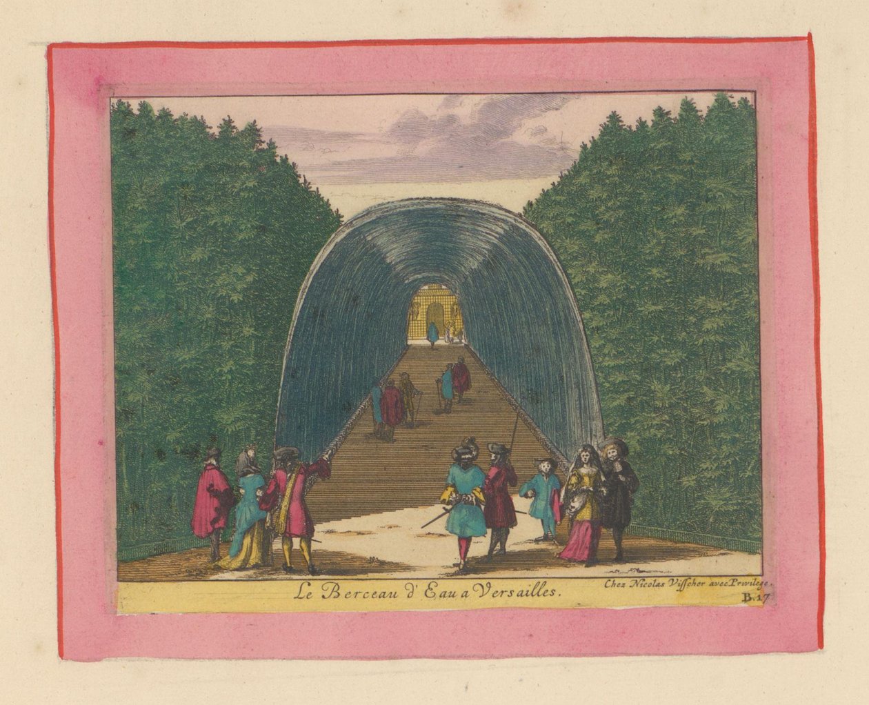 Wasserbecken in den Gärten von Versailles tekijältä Willem Swidde