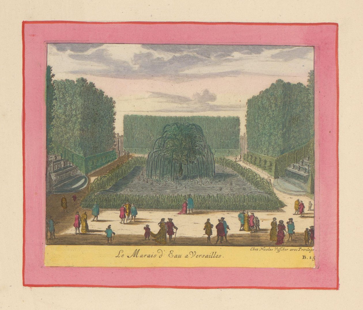 Wassermoor in den Gärten von Versailles tekijältä Willem Swidde