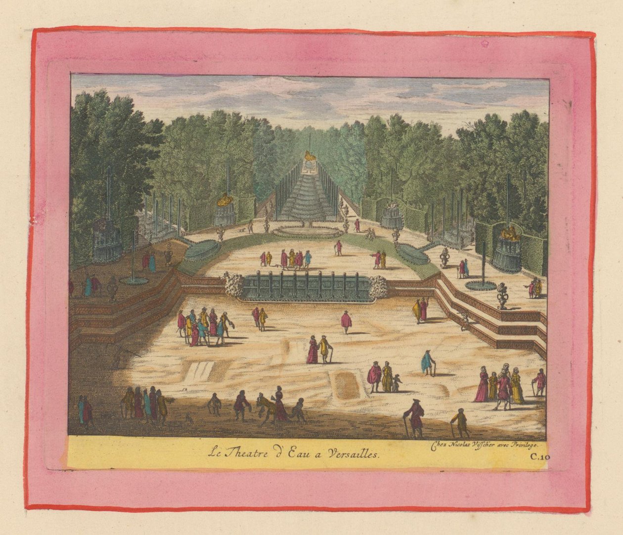Wassertheater in den Gärten von Versailles tekijältä Willem Swidde