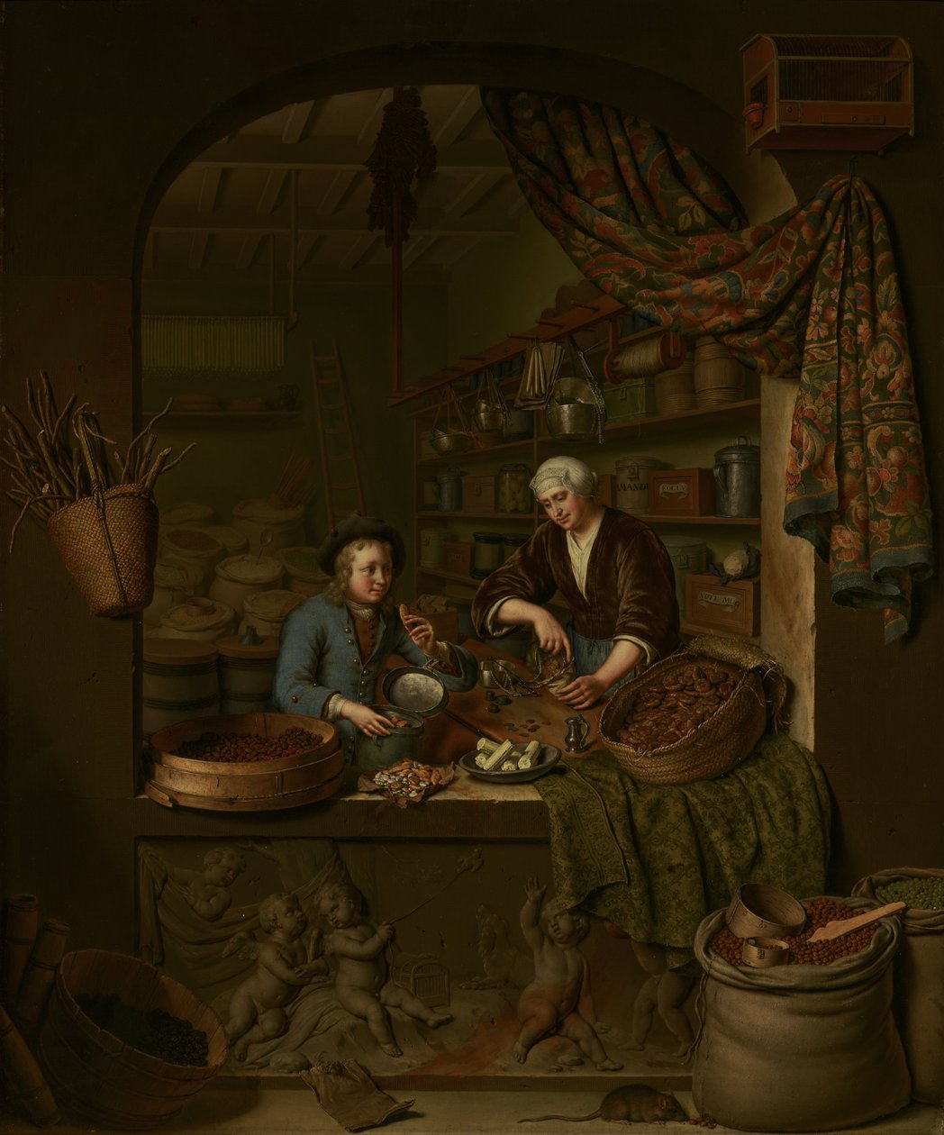 Ruokakauppa tekijältä Willem Van Mieris