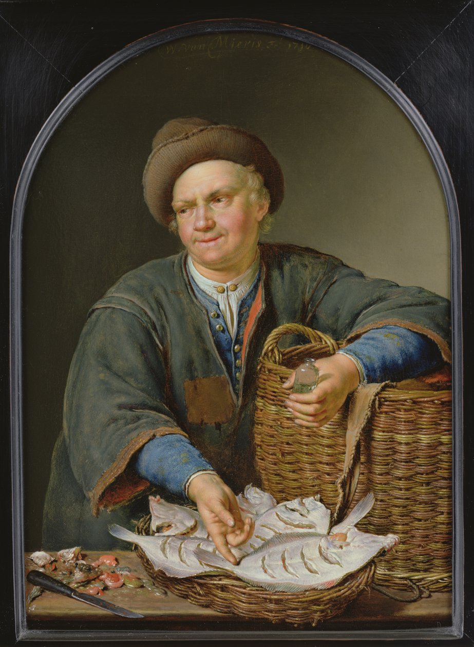 Kalan myyjä tekijältä Willem Van Mieris