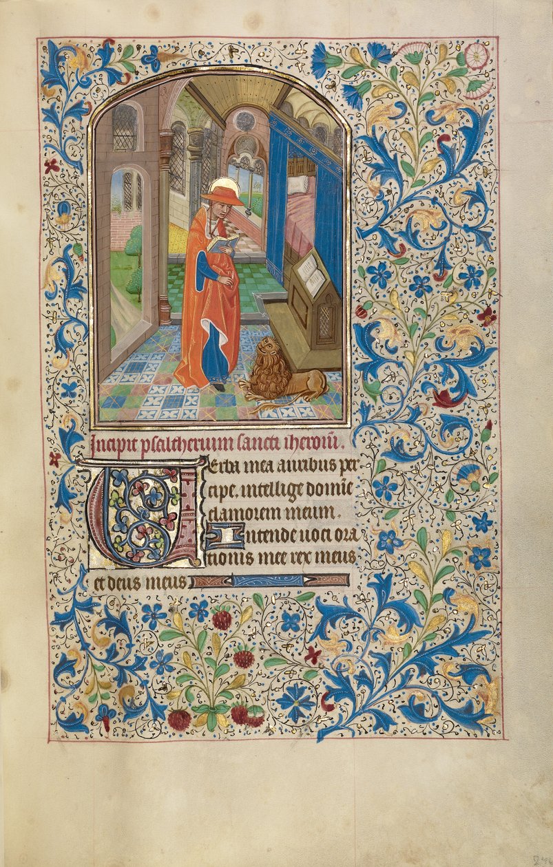 Saint Jerome tekijältä Willem Vrelant