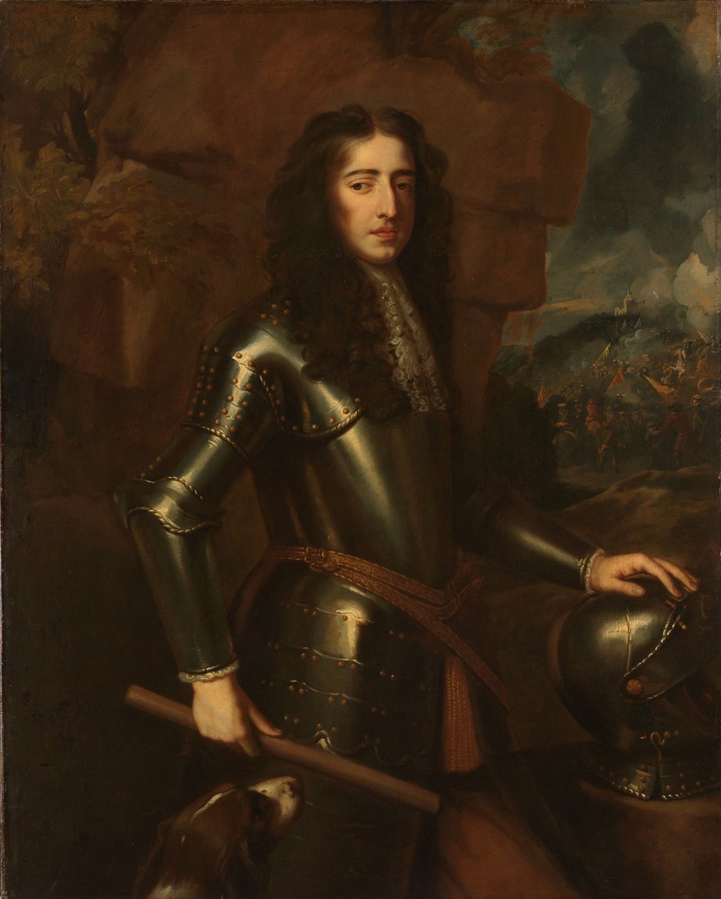 Oranssin prinssin William III:n (1650-1702) muotokuva tekijältä Willem Wissing (manner of)