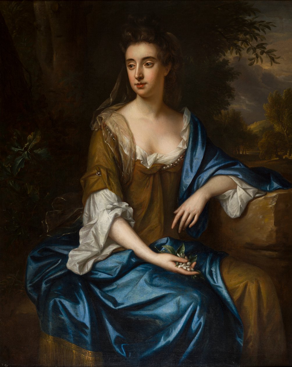 Tuntemattoman naisen muotokuva, n. 1675-1687 (öljy kankaalle) tekijältä Willem Wissing