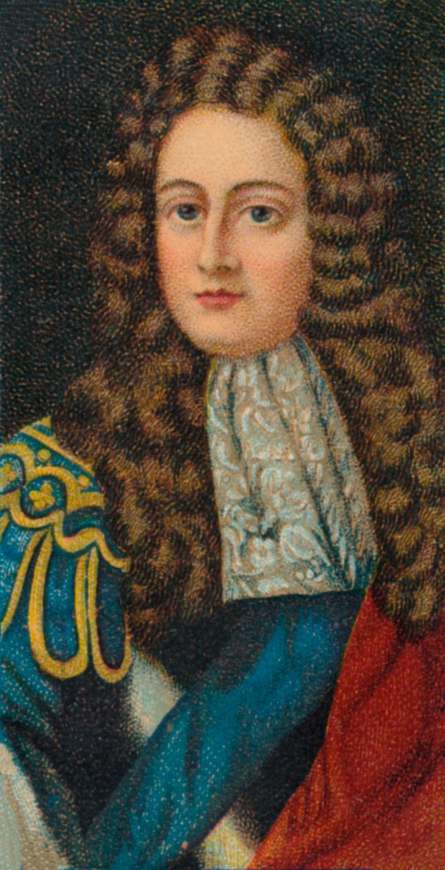 Tanskan ja Norjan prinssi George, Cumberlandin herttua 1653-1708, 1912 tekijältä Willem Wissing