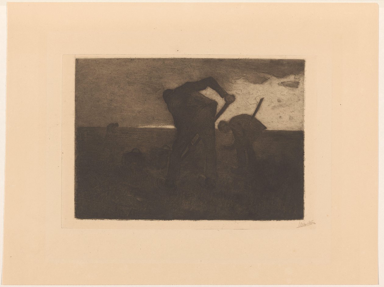 Kolme perunannostokonetta tekijältä Willem Witsen (signed by artist)