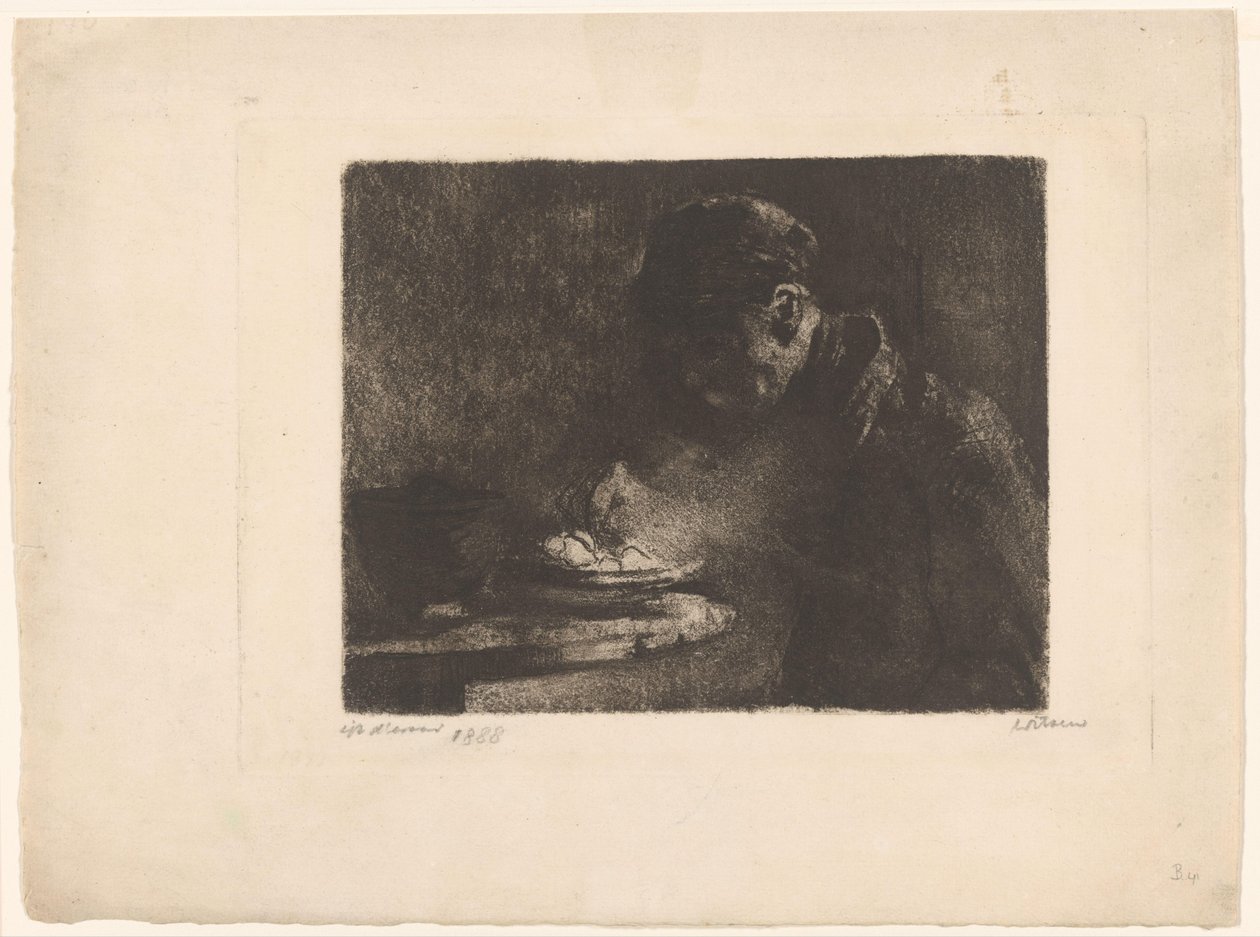 syövä mies tekijältä Willem Witsen (signed by artist)