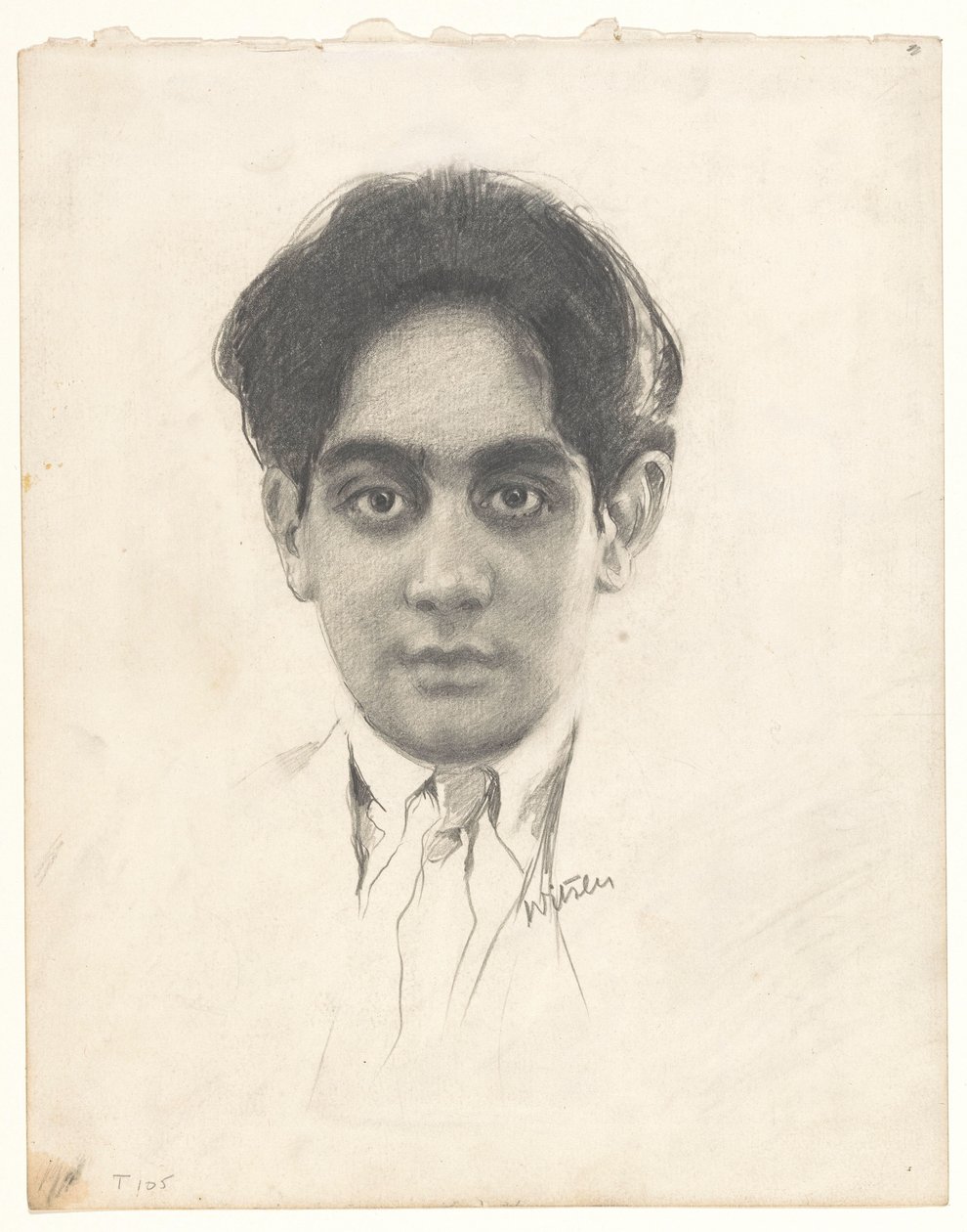 Muotokuva Karamjit Singh Sahib Bahadur, prins van Kapurthala tekijältä Willem Witsen (signed by artist)