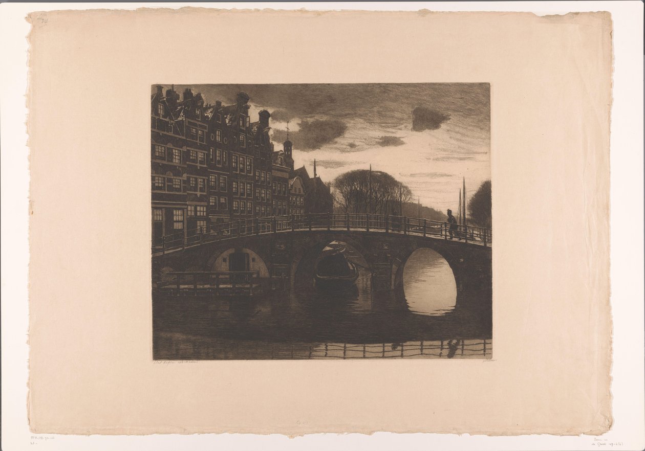Brouwersgracht, Amsterdam tekijältä Willem Arnoldus Witsen