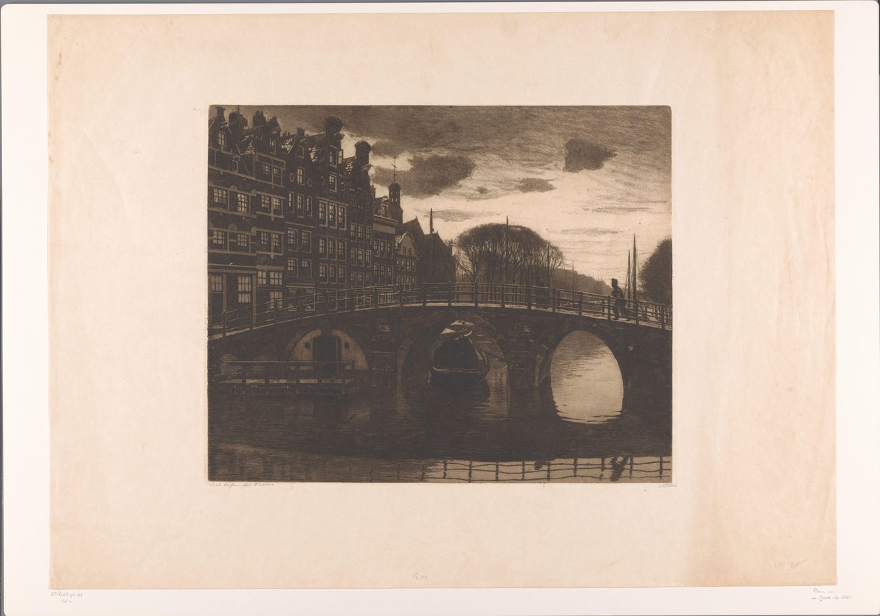 Brouwersgracht, Amsterdam tekijältä Willem Arnoldus Witsen