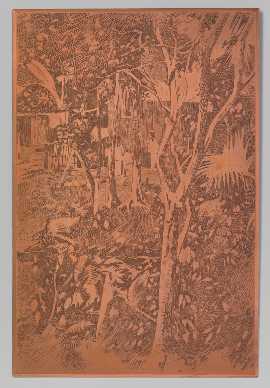 Ansicht in der Kampong, Buitenzorg tekijältä Willem Witsen